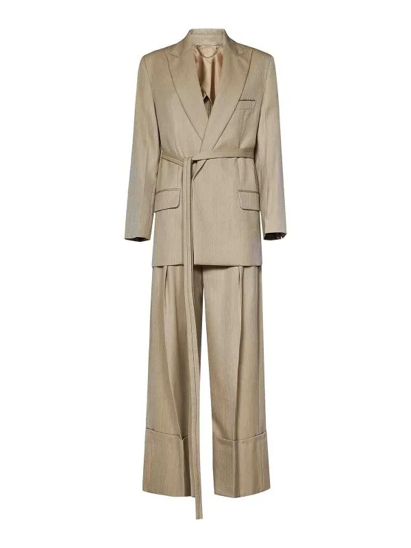 Victoria Beckham Tailleur - Beige - Beige | 1125WJK006092AALMOND