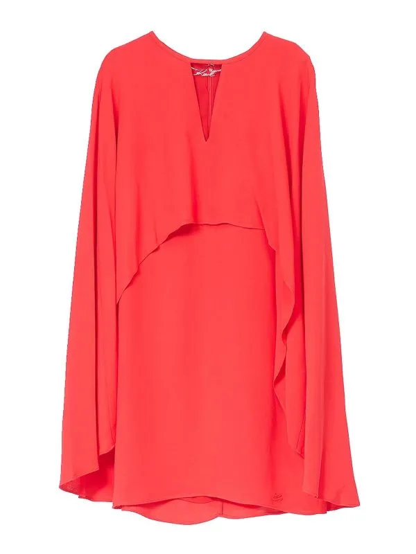 Karl Lagerfeld Robe Courte - Rouge - Rouge - Femme | A1W13022034