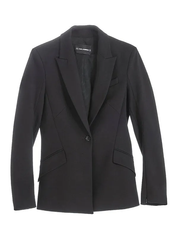 Karl Lagerfeld Veste Casual - Noir - Noir - Femme | 245W1402999