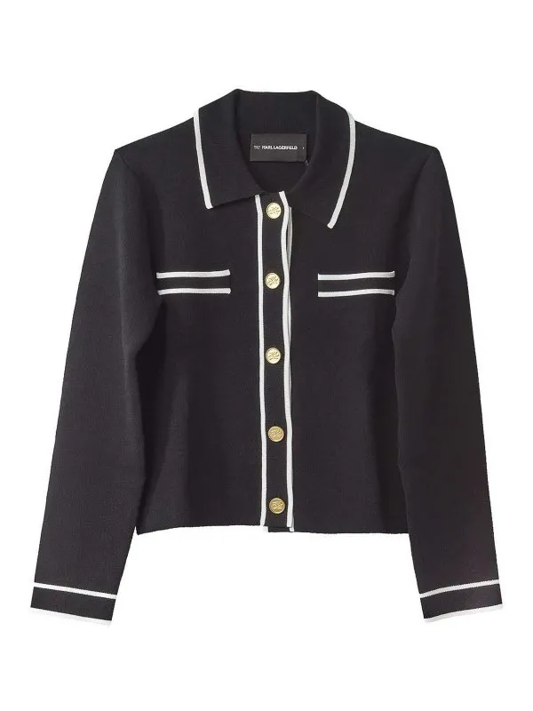 Karl Lagerfeld Cardigan - Noir - Noir - Femme | A1W18033101