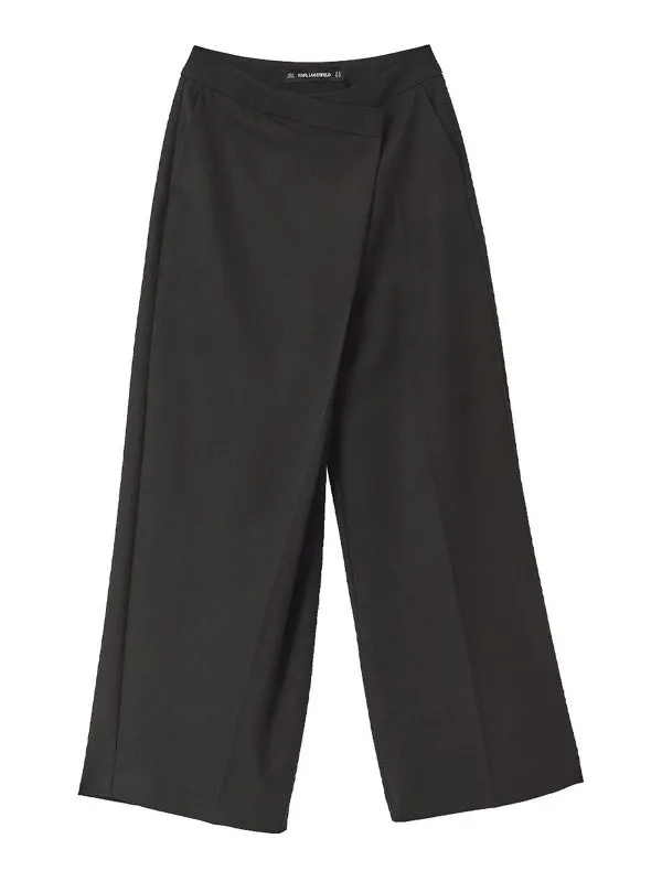 Karl Lagerfeld Pantalons Décontractés - Noir - Noir | A1W10135999