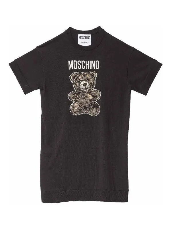 Moschino Robe Au Genou - Noir - Noir - Femme | 049405023555