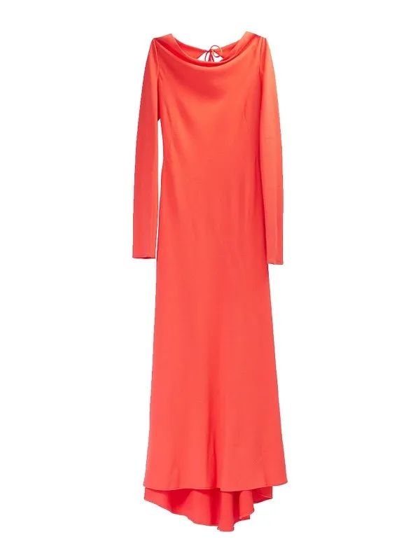 Moschino Jeans Maxi Robe - Rouge - Rouge - Femme | 044937260129