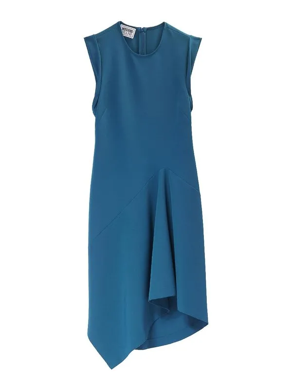 Moschino Jeans Robe Au Genou - Bleu - Bleu | 251K1044632250320