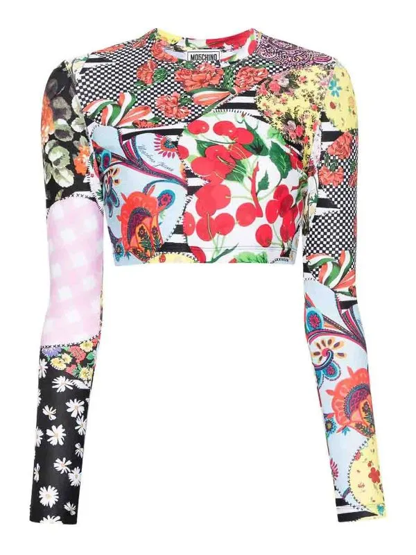 Moschino Jeans Top - Multicolore - Multicolore - Femme | 121E11