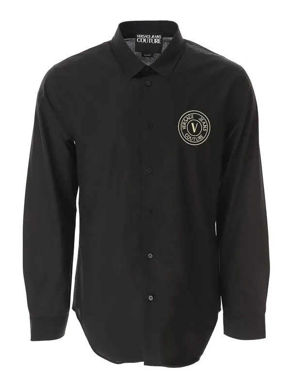 Versace Jeans Chemise - Noir - Noir - Homme | 76GALYS276UP201G89