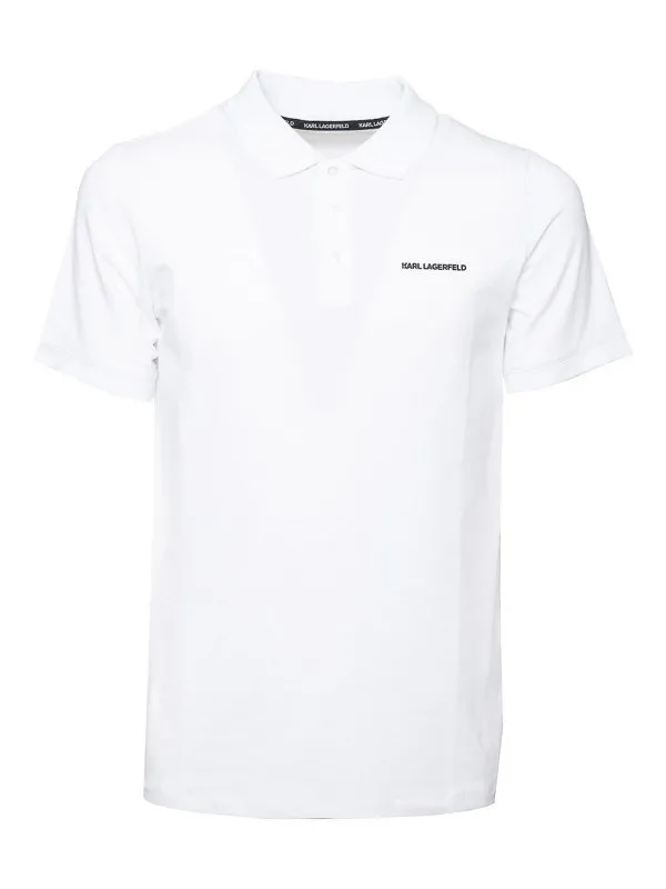 Karl Lagerfeld Polo - Blanc - Blanc - Homme | H000911036