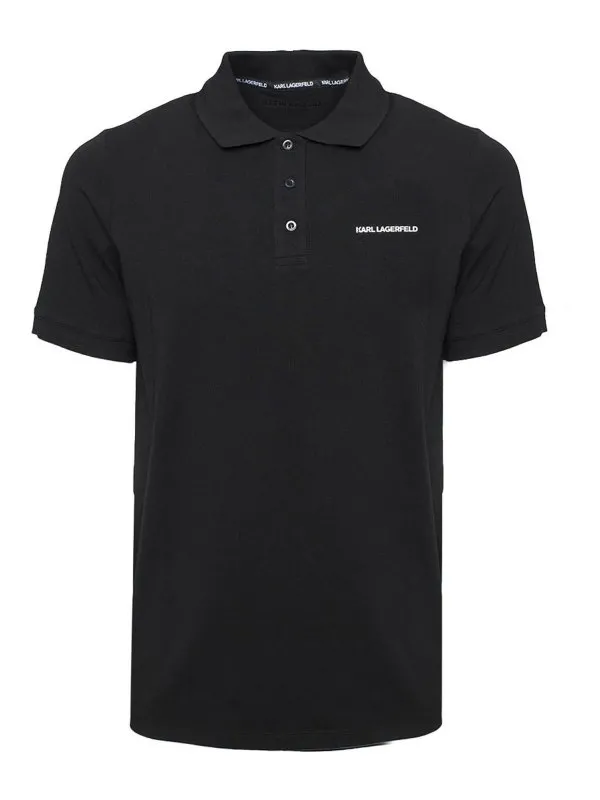 Karl Lagerfeld Polo - Noir - Noir - Homme | CA3015MS64JR9999