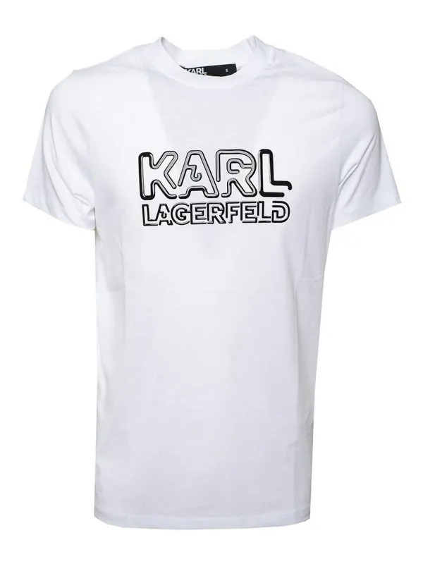 Karl Lagerfeld T-Shirt - Blanc - Blanc - Homme | 755E13