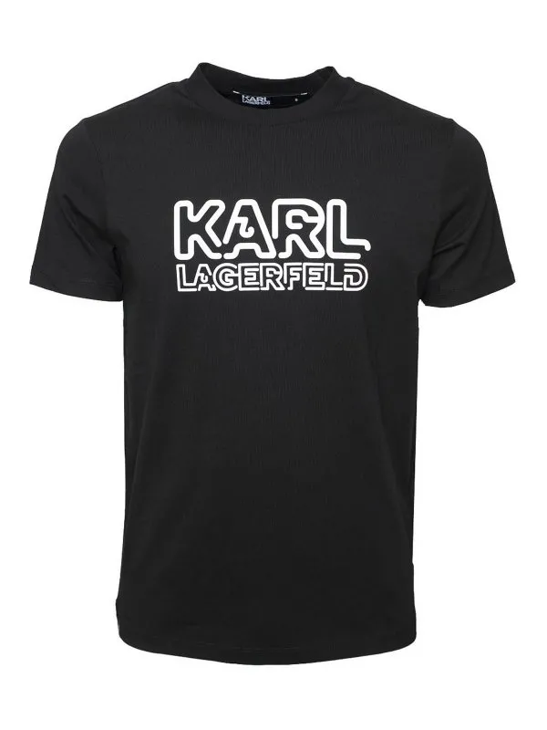 Karl Lagerfeld T-Shirt - Noir - Noir - Homme | 755E14