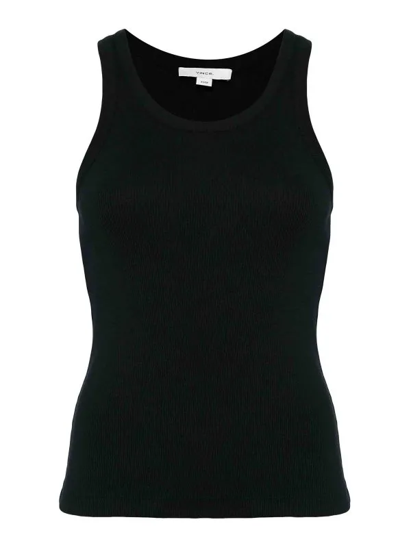 Vince Top - Noir - Noir - Femme | V018884418001BLK | thebs.com