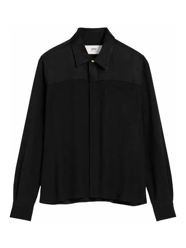 Ami Paris Chemise - Noir - Noir - Femme | FSH020AC0014001