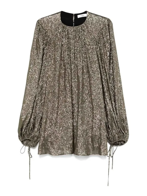 Chloe' Robe Courte - Noir - Argenté - Femme | 25RO14298OYY