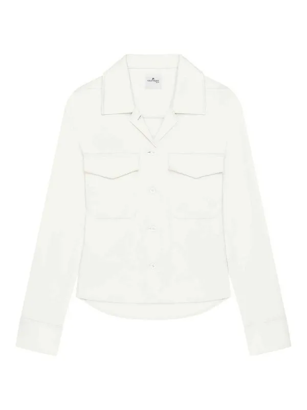 Courreges Chemise - Beige - Beige - Femme | 125CCH074TA00070079