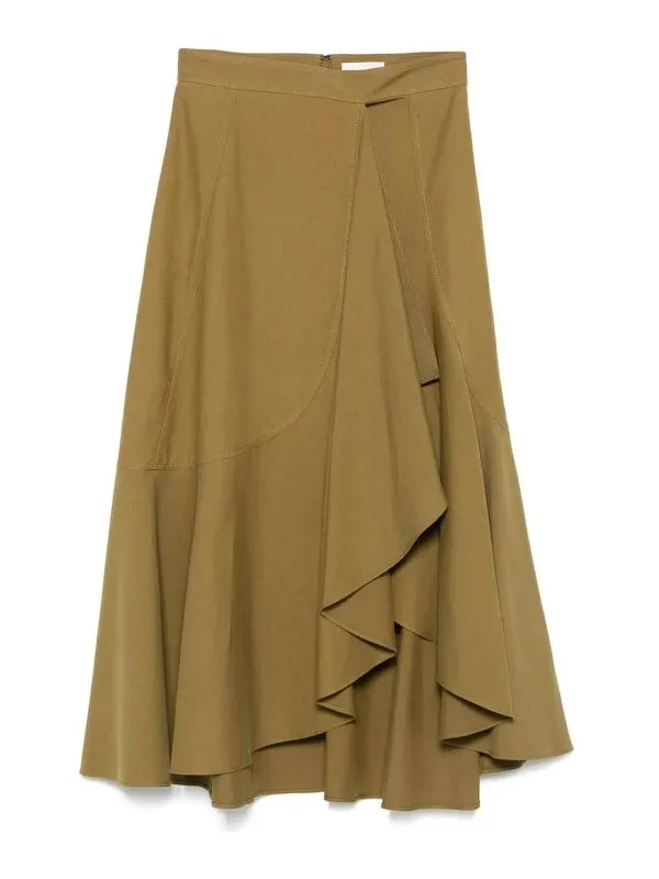 Ulla Johnson Jupe Midi - Vert - Vert - Femme | SP250318LCHN