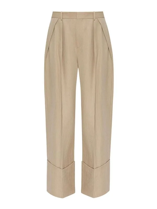 Victoria Beckham Pantalons Décontractés - Beige | 1125WTR006059A8556