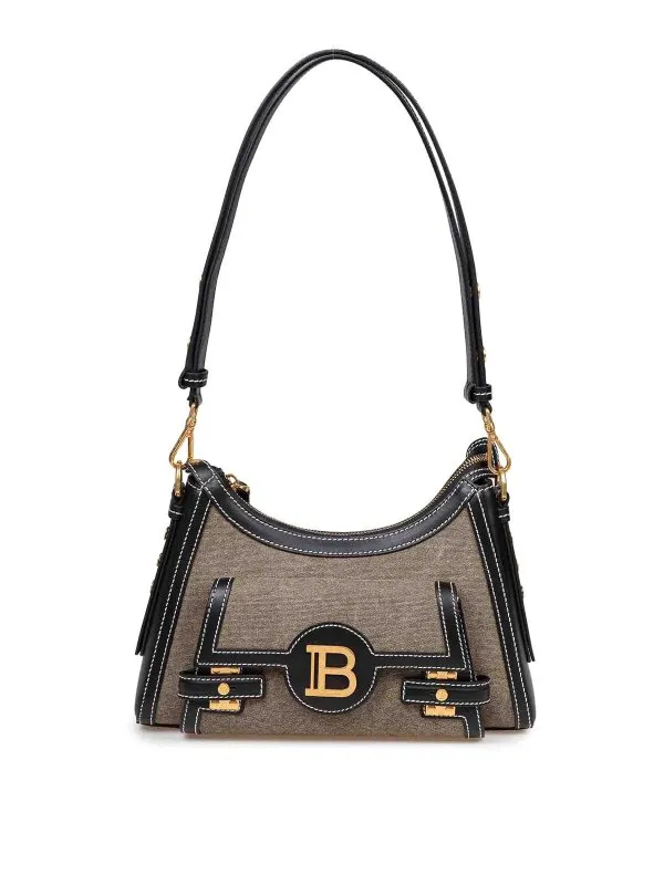 Balmain Sac Bandoulière - B - Marron Clair | EN1BT905TCLBUBK