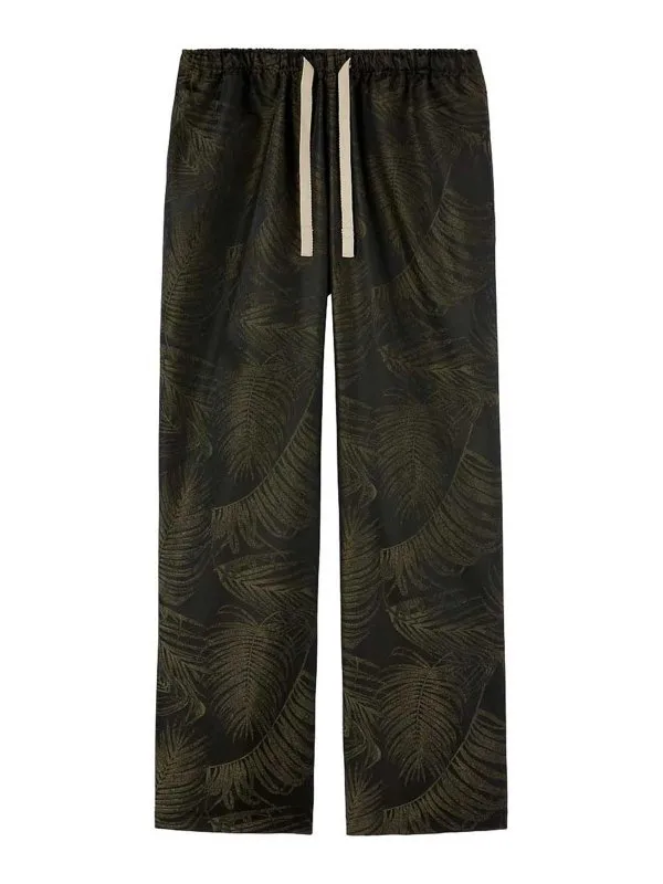 Palm Angels Pantalons Décontractés - Vert | PMCA143S25FAB0015656