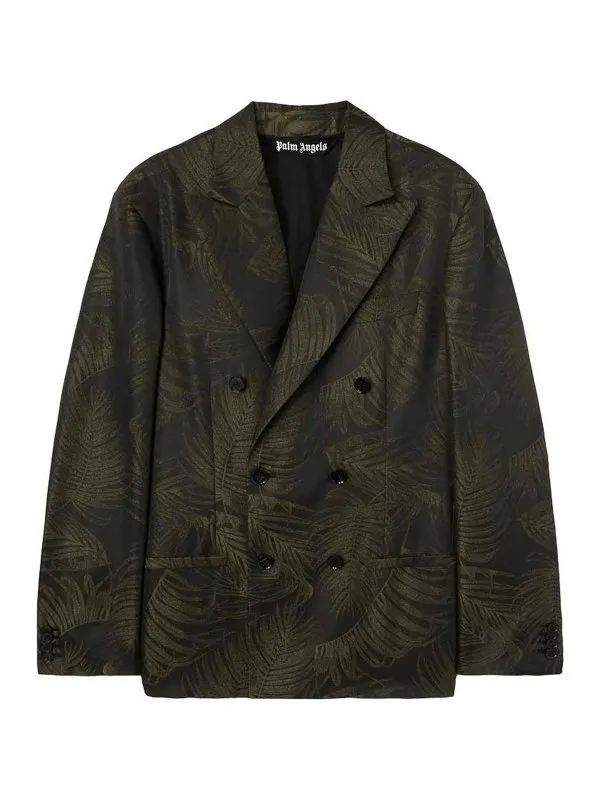 Palm Angels Veste Casual - Vert - Vert | PMEN050S25FAB0015656