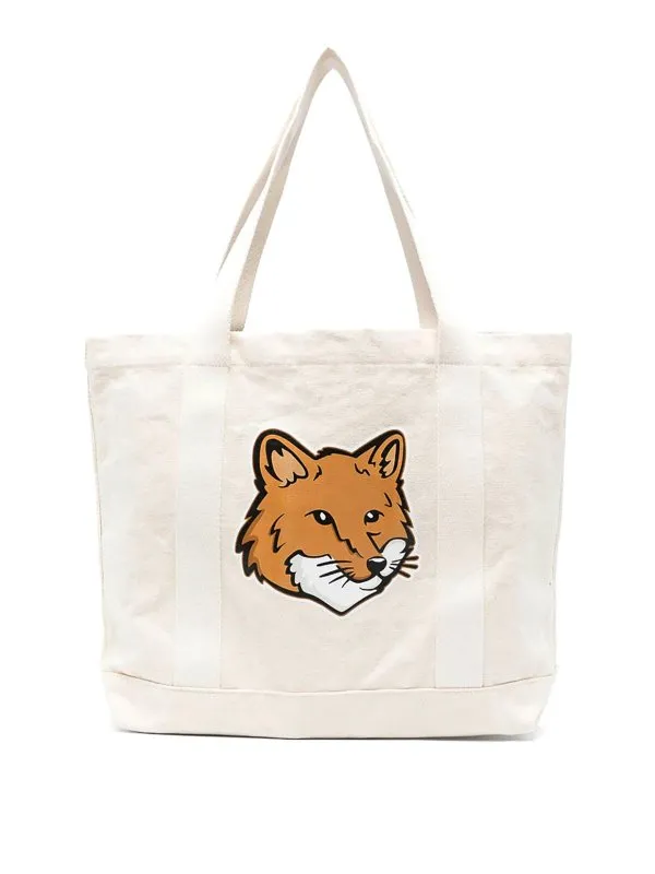 Maison Kitsuné Sac Bandoulière - Blanc | LW05101WW0050ECRU