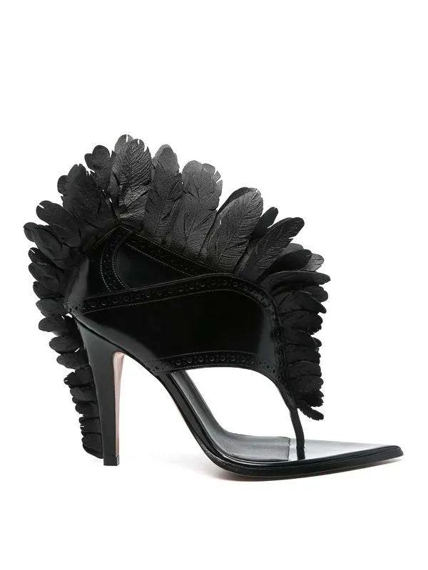 Alexander Mcqueen Sandales - Noir - Noir - Femme | 823894WIAD31000