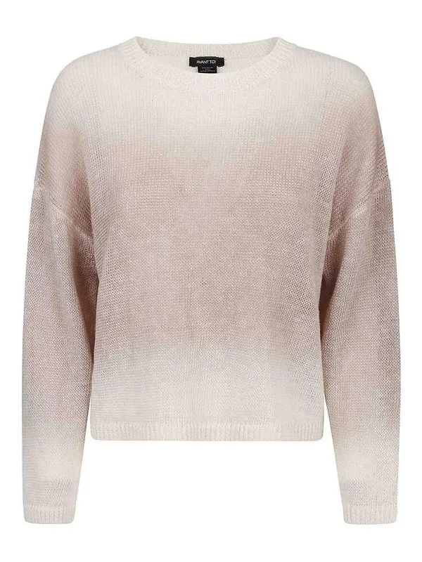Avant Toi Pull Col Rond - Beige - Beige | 225SD1663LSSVHLV01060