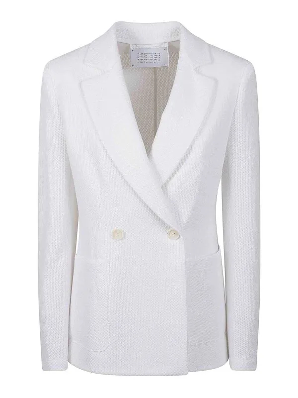 Harris Wharf London Veste Casual - Blanc - Blanc | A3502PDZ1101