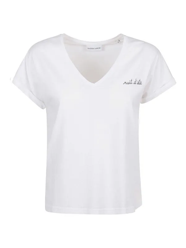 Maison Labiche T-Shirt - Blanc - Blanc - Femme | CHATEAUNUITWHITE