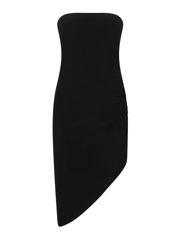 Norma Kamali Robe Au Genou - Noir - Noir - Femme | KK4223PL949001