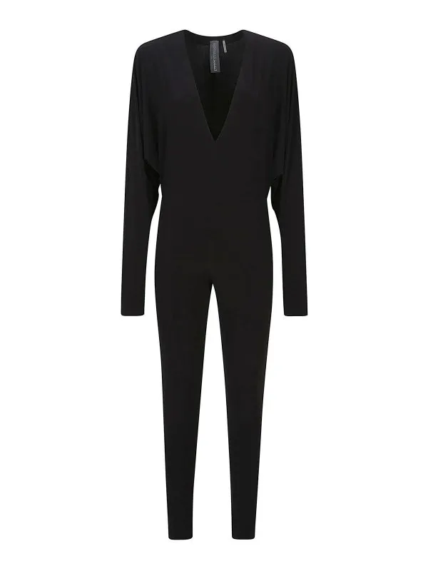 Norma Kamali Combinaison - Noir - Noir - Femme | KK424JPLG62001
