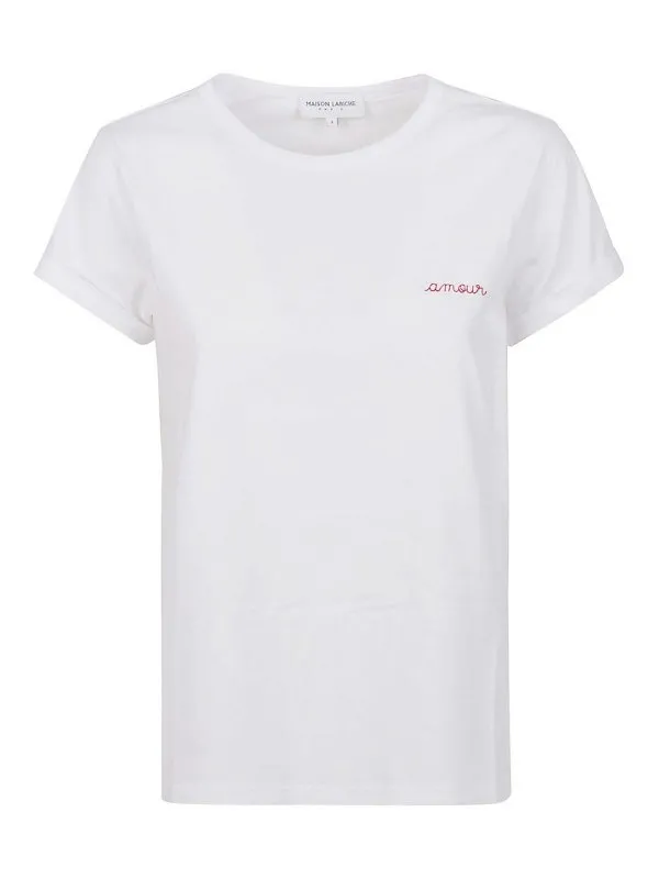 Maison Labiche T-Shirt - Blanc - Blanc - Femme | KWTAMOURWHITE