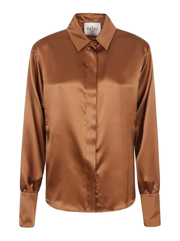 Crida Chemise - Marron - Marron - Femme | FELTRETOBACCO