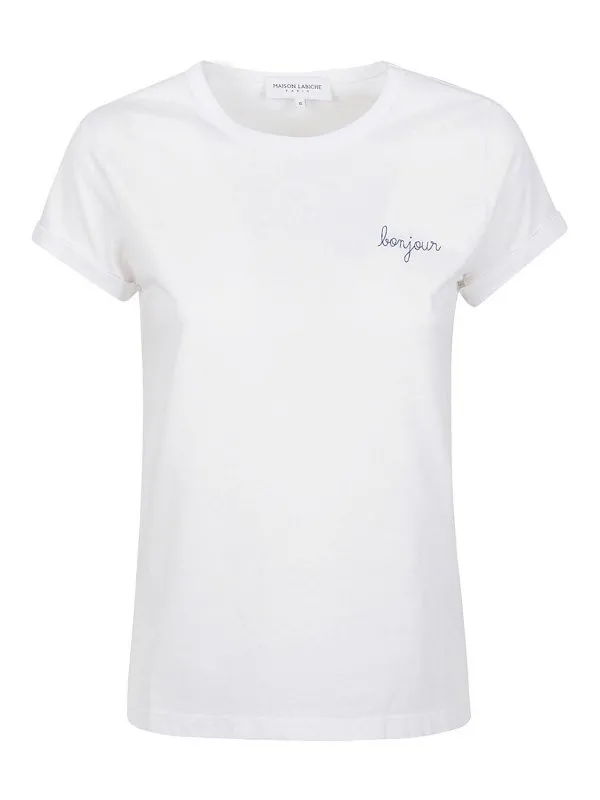 Maison Labiche T-Shirt - Blanc - Blanc - Femme | POITOUBONJOURWHITE