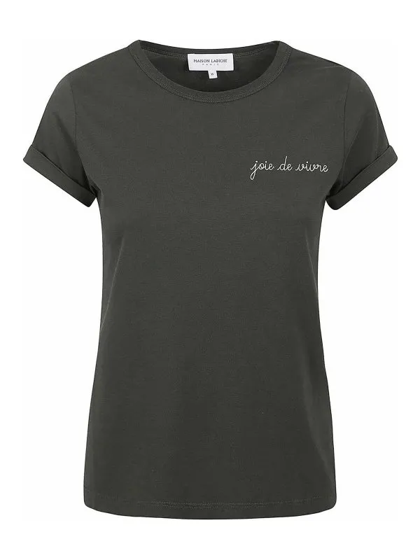 Maison Labiche T-Shirt - Vert Foncé | POITOUJOIEDEVIVREARMYGREEN