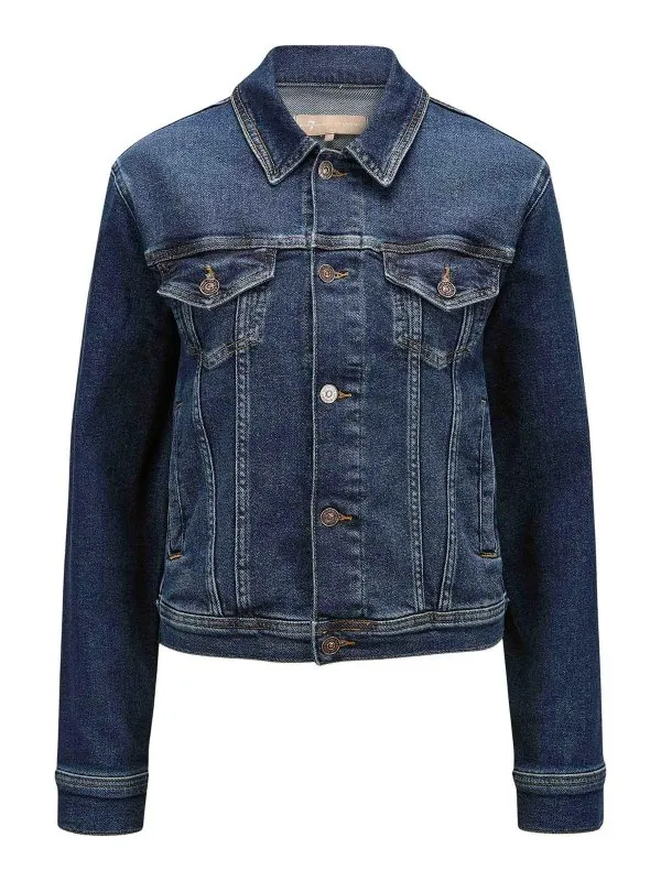 7 For All Mankind Veste En Jean - Bleu - Bleu | JSVNA910CIDARK