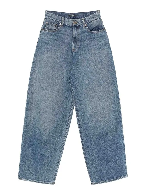 7 For All Mankind Jean Bootcut - Bleu - Bleu | JSSAC100JAMID