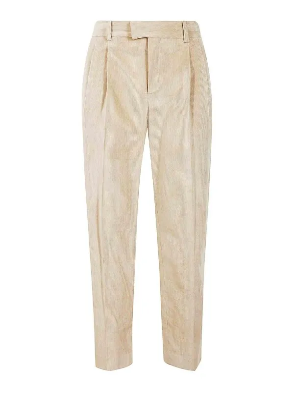 Drôle de Monsieur Pantalons Décontractés - Beige | PERMBP165CO156BG