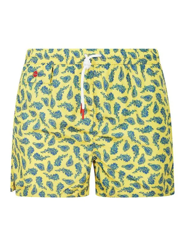 Kiton Short De Bain - Jaune - Jaune | UCOM2CK0747F13000YELLOW
