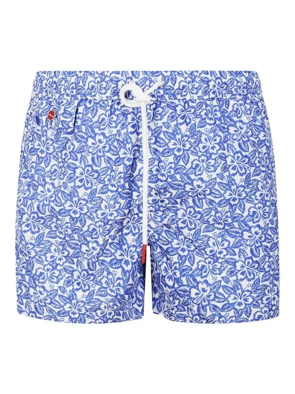 Kiton Short De Bain - Bleu - Bleu - Homme | UCOM2CK0748F01003BLUE