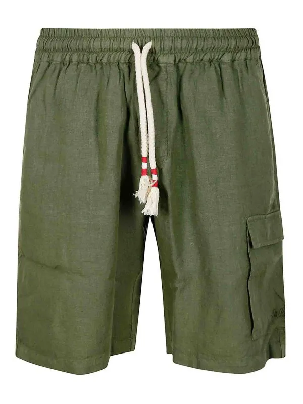 Mc2 Saint Barth Short - Beige Clair - Vert - Homme | MRE000201189H