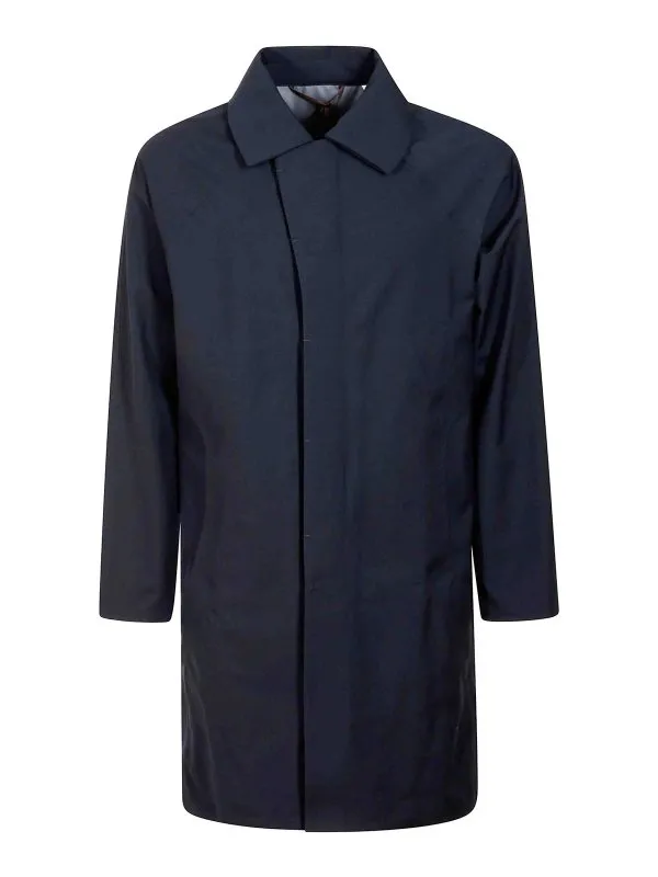 Onthebund Trench-Coat - Bleu - Bleu - Homme | MILANO18