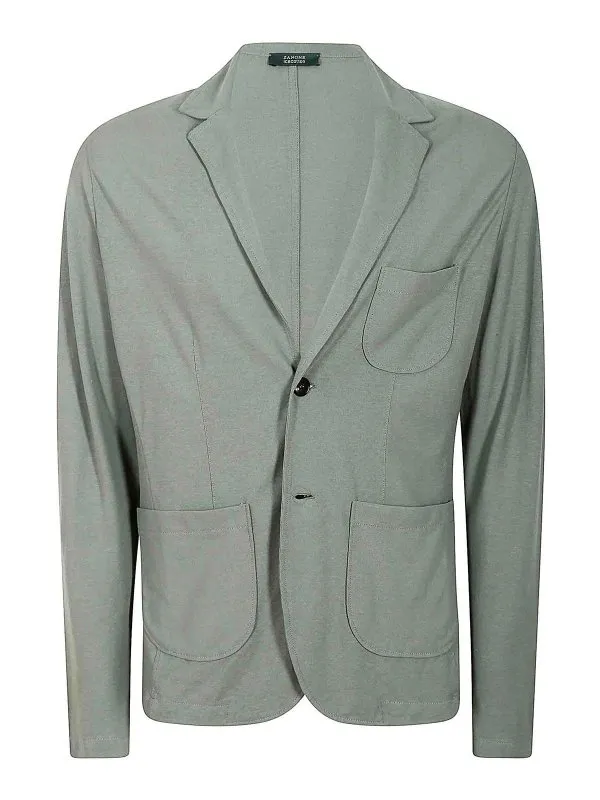 Zanone Veste Casual - Vert Foncé - Vert Foncé | 815100ZG380Z1866