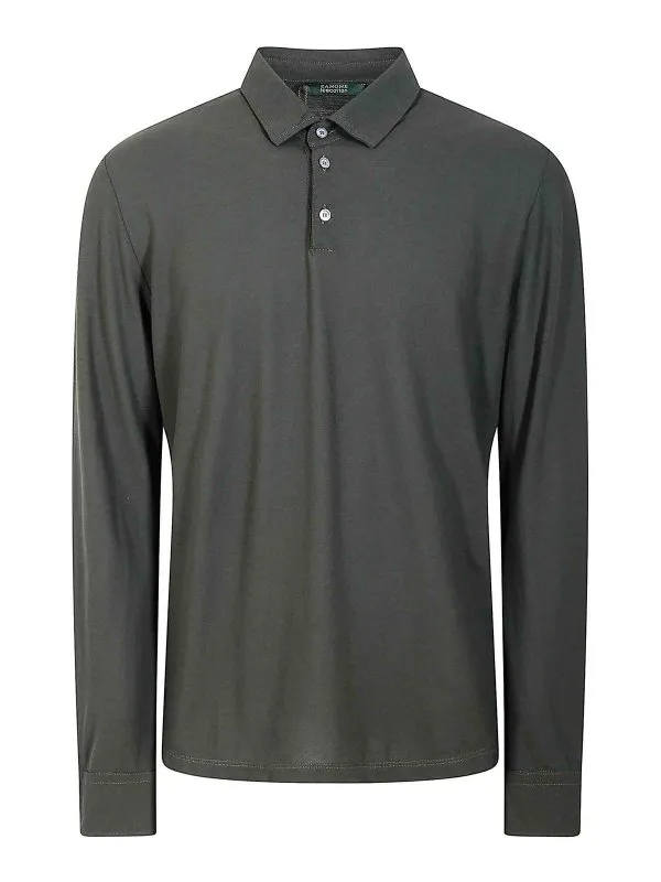 Zanone Polo - Vert - Vert - Homme | 815102ZG380Z0049