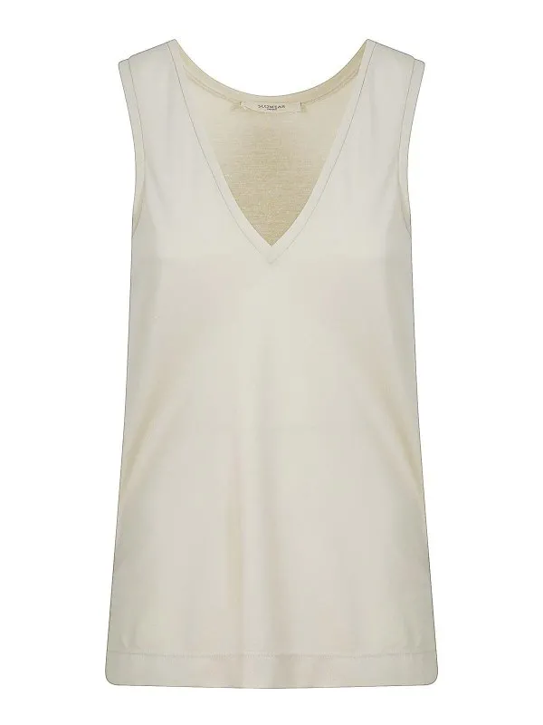 Zanone Top - Blanc - Blanc - Femme | 853004ZG480Z1288