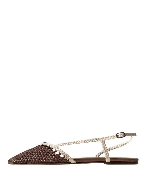 Hereu Sandales - Blanc - Marron - Femme | RONDWFS250028ICOCOA