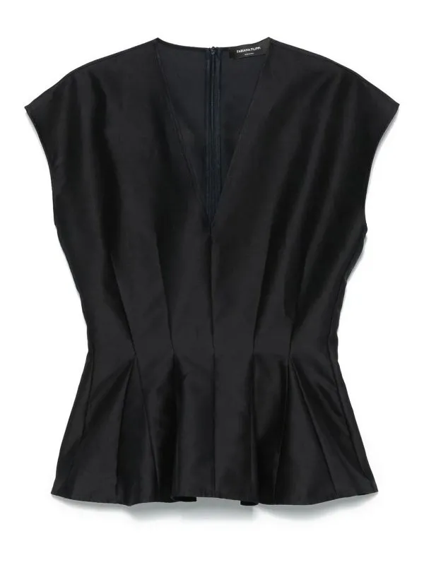 Fabiana Filippi Top - Bleu - Bleu - Femme | TPD275F596D7875146