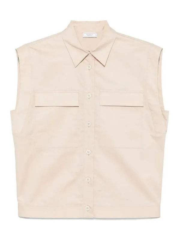 Peserico Chemise - Beige - Beige - Femme | S0655901979045