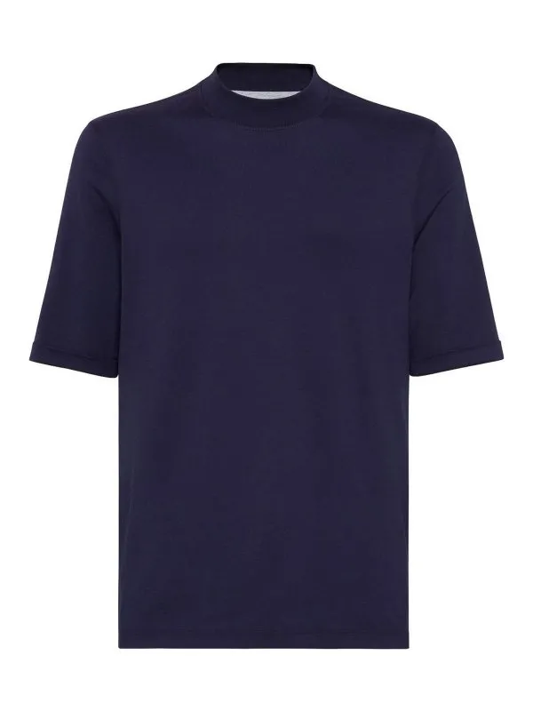 Brunello Cucinelli T-Shirt - Bleu - Bleu | M0B131396C6134COBALTO