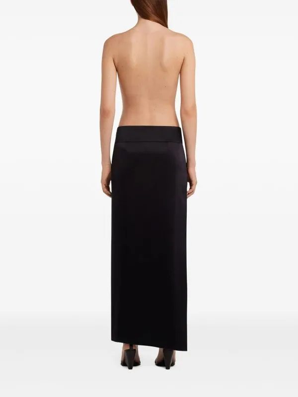 Courreges Jupe Longue - Noir - Noir | 225CJU246TA00079999BLACK