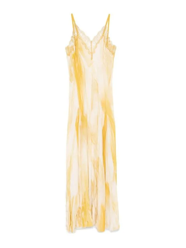 Elisabetta Franchi Robe De Soirée - Jaune | ABR5452E2DN7BURROCERRY